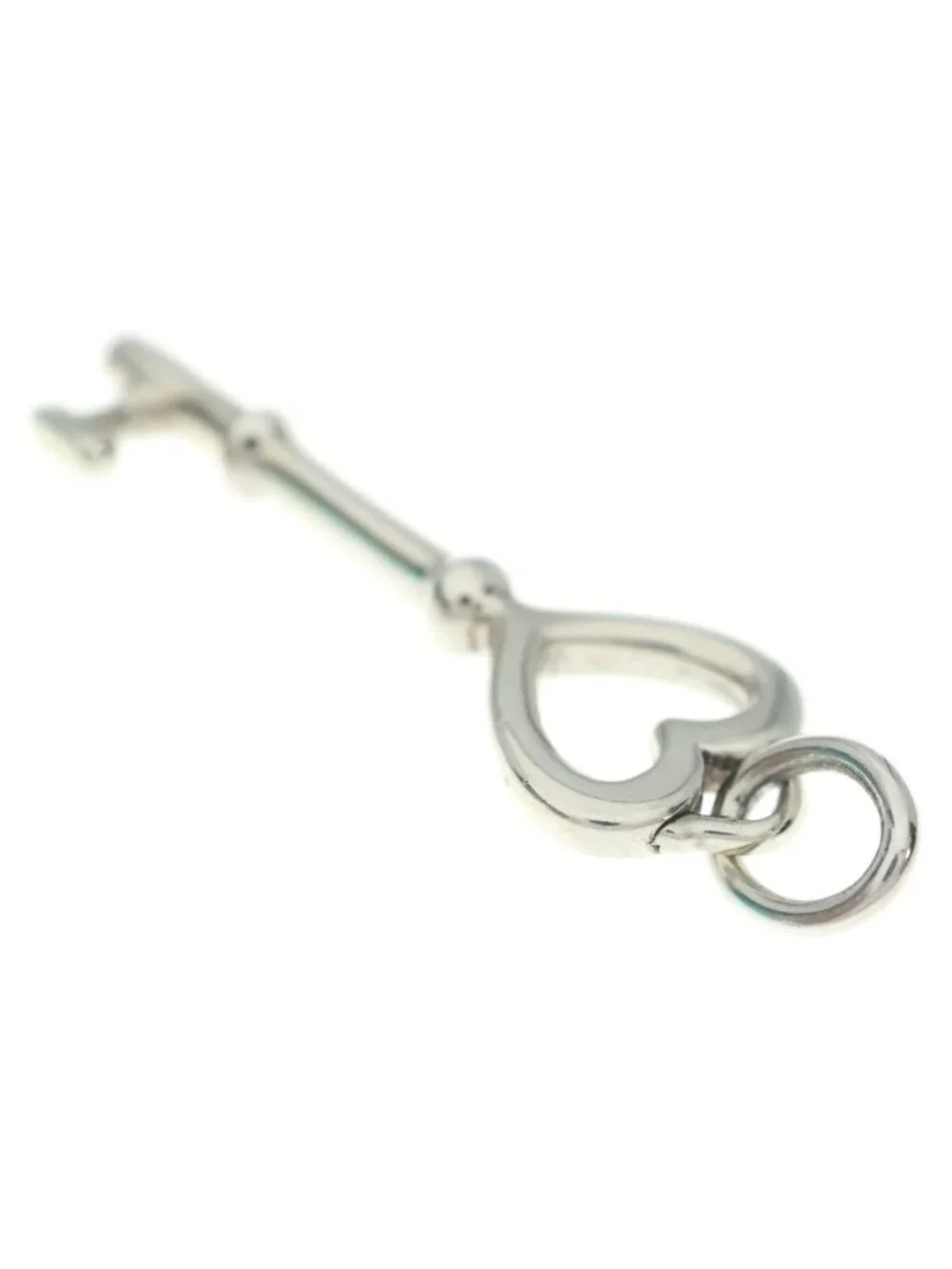 Tiffany & Co Heart Key Pendant Silver